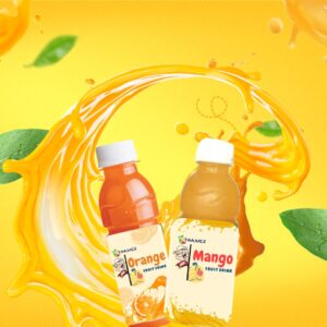 Orange and Yellow Juice Dynamic Photo Fruit Juice Promo and Sale Instagram Post